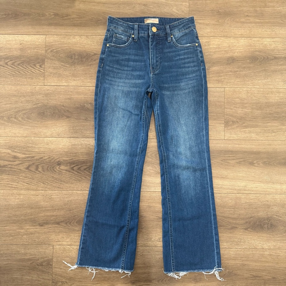 Kut From The Kloth Kelsey Jeans Fab Ab Ankle Flare High-Rise Women’s 0